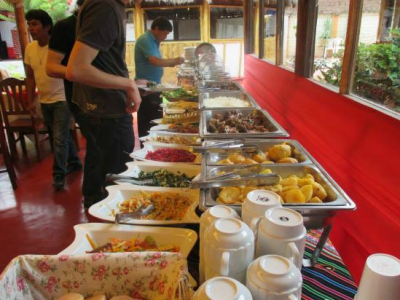 valle sagrado, almuerzo